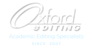 Oxford Editing: Academic Editing Specialists since 2007 Logo
